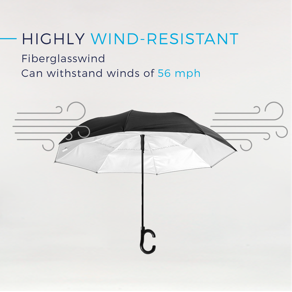 Sky Blue / Black ORIGINAL Umbrella (Ref1604)